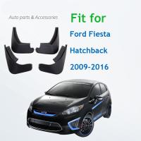 แผ่นบังโคลนหน้าหลังรถยนต์,แผ่นบังโคลนป้องกันเปลวไฟสำหรับFord Fiesta Hatchback 2009-2016จำนวน4ชิ้น