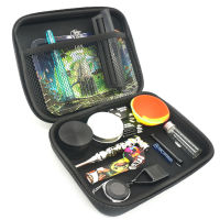 1Set Grinder With Rolling Paper Tray Tube Silicone Bowl Lighter Leash Storage Box Snuff Accessories