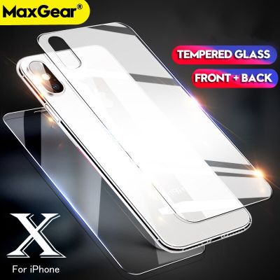 Front+Back Tempered Glass For iPhone 11 Pro XS Max XR X 6 6S 8 7 Plus 5S SE Rear Screen Protector Protective Film Not Full Cover