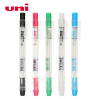 3PCS UNI EH-105P Hand Press Type Rubber Pen Eraser Sketch Lead Student-specific Transparent Pen ER-100PK Replacement Core