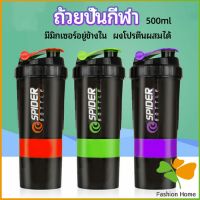 แก้ววผสมผงโปรตีน แก้วเชค แก้วชงเวย์ ขวดน้ำฟิตเนส  sports shaker cup