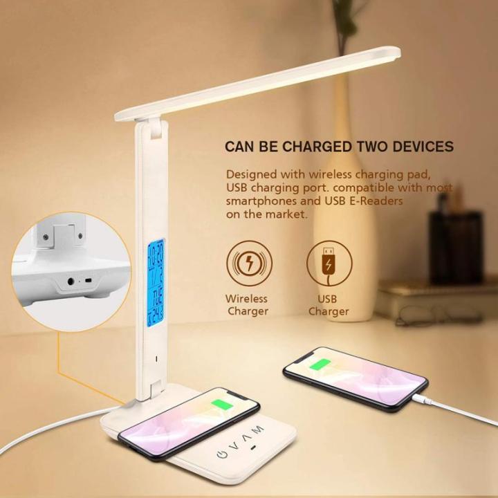 10w-led-desk-lamp-with-phone-wireless-charger-usb-charging-port-dimmable-eye-caring-office-lamp-for-work-folding-design