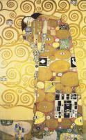 กุสตาฟ Klimt Tree Of Life จูบภาพพิมพ์ศิลปะโปสเตอร์ผ้าไหมของตกแต่งผนังบ้าน0726