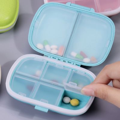 【YF】☸∈✾  1PC 8 Grids Sealed Pill With Small Tablets Medicines