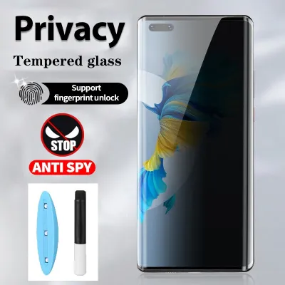 UV Glue Tempered Glass For Samsung Galaxy S21 S20 S22 Ultra Note 8 20 10 Pro S9 S10 Plus Privacy Anti Spy Glare Screen Protector