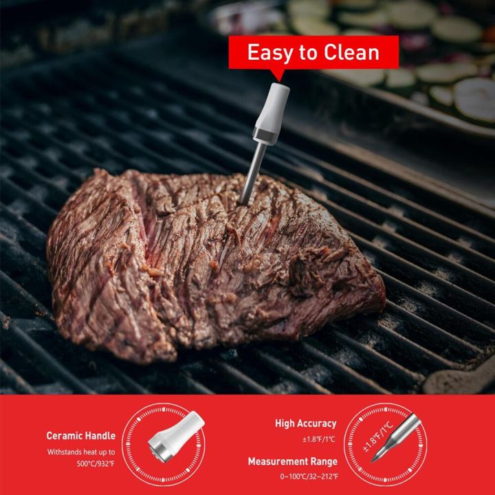 Bluetooth Wireless Food Steak Meat Thermometer Kitchen Cooking