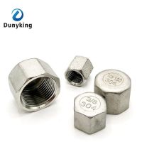 304 stainless steel Inner Silk Hexagonal Cap Pipe Plug Fittings 1/8" 1/4" 1/2" 3/4" Female Thread Tube Nut Hat Connector Adapter Pipe Fittings Accesso