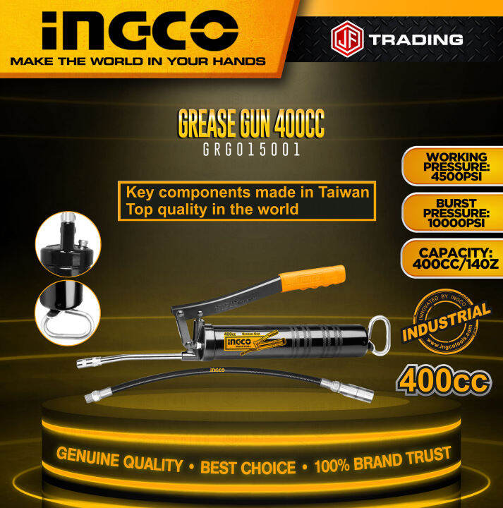INGCO Grease Gun 400CC GRG015001 IHT ♦JF TRADING♦ Lazada PH