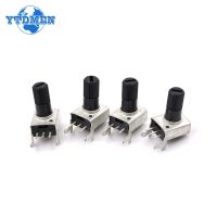 ﹍ 10pcs RV09 Vertical Potentiometer 5K 10K 50K 100K WH09 0932 Adjustable Resistor 3pin Seal Potentiometers Variable Resistors Kit