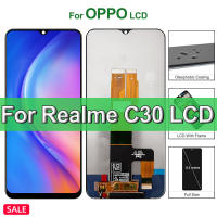 6.5 "ต้นฉบับสำหรับ Oppo Realme RMX3581 C30จอแสดงผล LCD แบบสัมผัสหน้าจอ RMX3623พร้อมกรอบสำหรับ Realme C30หน้าจอแอลซีดีถอดประกอปเปลี่ยน