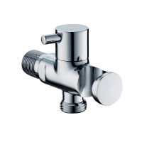 Chrome Plated One-piece Shattaf Valve with Holder For Bidet Shattaf Shower Kit Brass Tiolet Shattaf Holder Free Shipping