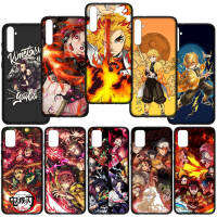 อ่อนนุ่ม ปก เคสโทรศัพท์ E172 FB75 Demon Slayer Kimetsu no Yaiba Nezuko Kamado Tanjirou ซิลิโคน Coque หรับ Samsung Galaxy A12 A11 A31 A71 A51 A21S A50 A10 A20 A30 A20S A30S A52 A50S A10S A70 A02S M02 A02 A32 A13 4G 5G A03S A52S Phone Casing