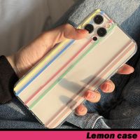 [Lemon] เคสโทรศัพท์มือถือแบบใส ลายเส้น เรียบง่าย สไตล์เกาหลี ญี่ปุ่น สําหรับ iPhone 7 8 7plus 8plus 11 12 X XS XR XSMAX 11pro 12promax 11promax 12promax 13 13pro 13promax 12mini 13mini QC7311512