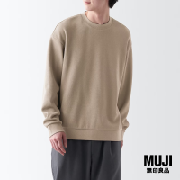 มูจิ เสื้อสเวตแขนยาว ผู้ชาย - MUJI Double Knits Sweatshirt