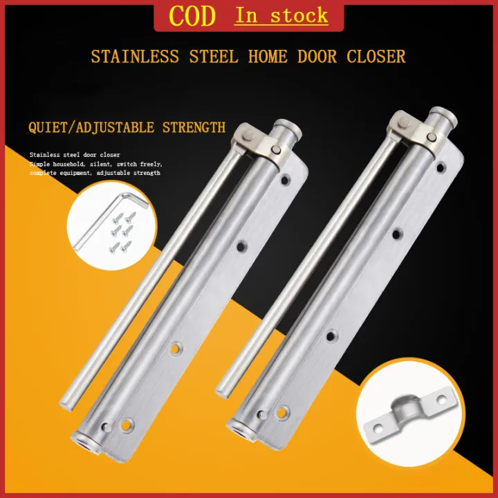 Automatic Door Closer Stainless Steel Spring Buffer Hinge Durable