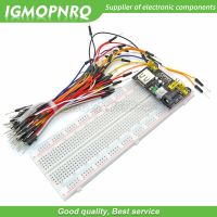 1set MB102 Breadboard  Module+MB 102 830 Points Solderless Prototype Bread Board kit +65 Flexible  Wires