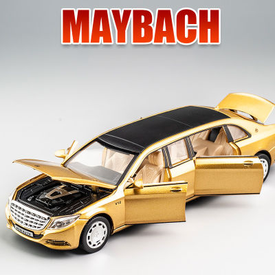 1:32 Toy Car Maybach S650 Extended Edition Metal Toy Alloy Car Diecasts &amp; Toy Vehicles Car Model Light Sound Toys For Children