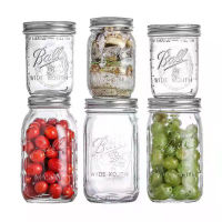 Sealed Glass Bottles Mason Jars Transparent Glass Storage Boxes Candy Snack Tins Airtight Canister Home Food Storage Organizer