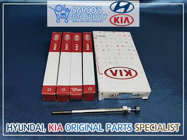 Glow Plug (4Pcs Set) For Accent, I30, Gets, Soul, Rio, Diesel 1.5