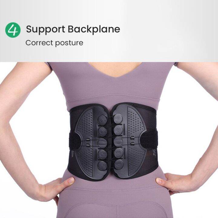 waist-belt-lumbar-support-back-waist-support-brace-corset-men-women-spine-decompression-waist-trainer-brace-back-pain-relief