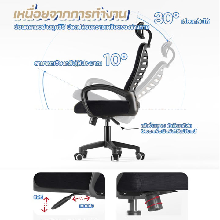 เก้าอี้สำนักงาน-เก้าอี้-ทำงาน-เก้าอี้สำนักงานราคาถูก-ปรับระดับได้-หลังตาข่าย-เก้าอี้เกมมิ่ง-เก้าอี้ทำงาน-แข็งแรง-ทนทาน-office-chair
