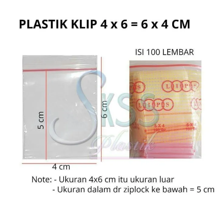 Plastik Klip 4x6 Seal Ziplock Bag Zipper Plastik Plastik Klip 4x6 Isi 100 Lembar Lazada 3888