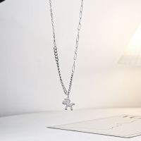 [COD] version of hip-hop ins niche necklace personalized design fade titanium steel sweater chain