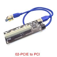 PCI E /Nvme/Mini PCIE เป็นการ์ด PCI Riser ตัวแปลงอะแดปเตอร์ประสิทธิภาพสูงพร้อมสายเคเบิล USB 3.0ชิปสำหรับพีซีตั้งโต๊ะอะแดปเตอร์ FJK3825ชิป ASM1083