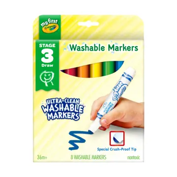 Crayola Super Tips 50 Rotuladores Fine Line Washable Markers Watercolor  Children Painting Writing Art Supplies Pens