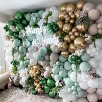 Dark Green Balloons Jungle Theme Party Supplies Kids Party Favors Boys Birthday Party Baby Shower Decoration Colorful Balloon Balloons
