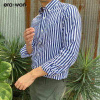 era-won Premium Quality เสื้อเชิ้ต ทรงปกติ Dress Shirt แขนยาว สี Cuba