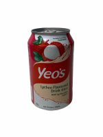 YEOS LYCHEE ลิ้นจี่ เครื่องดื่ม สมุนไพรพร้อมดื่ม สินค้านำเข้าจากมาเลเซียบรรจุ 300ml รุ่นกระป๋อง สีชมพู่ 1 กระป๋อง ราคาพิเศษ พร้อมส่ง