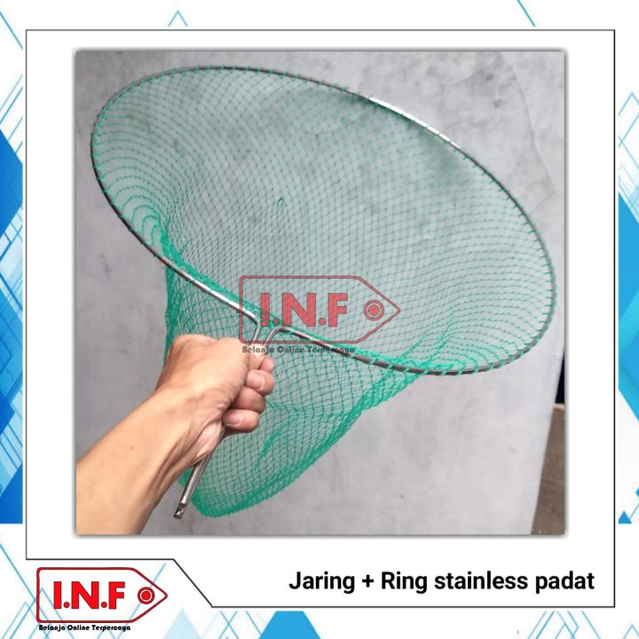 Serokan Ikan Super Kuat Serok Ikan Ring Stainless Padat Jaring