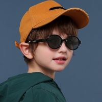 【YF】✽♕♙  Silicone Sunglasses Kids Round UV400 Protection Eyewear Boys Outdoor