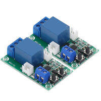 2X 12V โมดูลบอร์ดรีเลย์ช่องเดียว RS Trigger Circuit On Off Relay Module