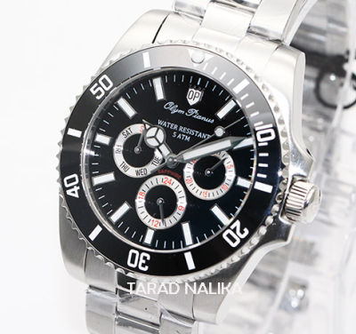 นาฬิกา Olym pianus sapphire submariner 899833G1-407 New Size 40 mm ขอบเซรามิค หน้าปัดดำ (ของแท้ รับประกันศูนย์) Tarad Nalika