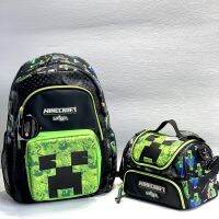 242 Ruman Smiggle Minecraft กระเป๋าสะพายคลาสสิกกระเป๋านักเรียนกระเป๋าเด็ก Pulpen Lipat กระเป๋าใส่กล่องข้าวของขวัญวันเกิด