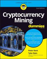 หนังสืออังกฤษ Cryptocurrency Mining For Dummies (2Nd Ed.)