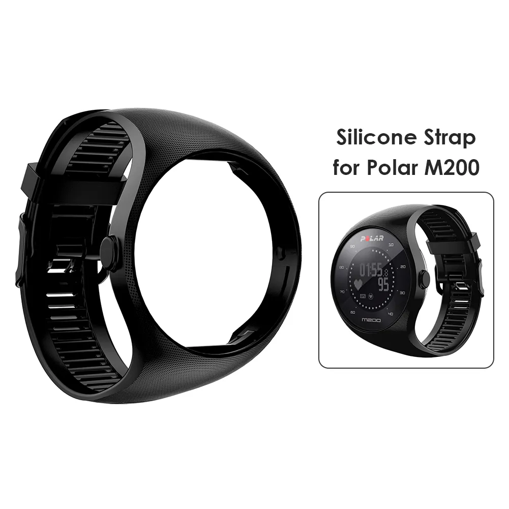 Silicone Strap Sports Ban Nhạc, Đồng Hồ Thông Minh Polar M200 Thay Thế Vòng  Đeo Tay 