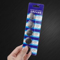 ปุ่ม CR2430 3V Lithium Coin Cell DL2430 BR2430 ECR2430 KL2430 EE6229นาฬิกาของเล่นหูฟัง