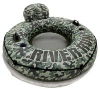 แพยางโซฟากลม พร้อมที่พิงหลัง Inflatable Camo River Run Pool Float By Float Me Summer