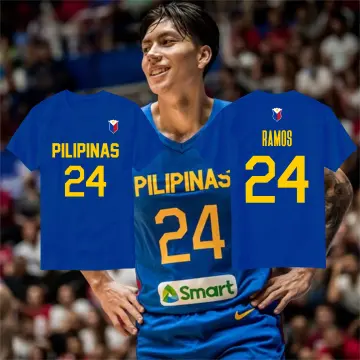Clarkson 6 Philippines Pilipinas Basketball Jersey Sotto Custom Blue White  