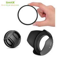 3 In 1 Set UV Filter  Hood Cap For Panasonic Lumix FZ200 FZ150 FZ100 FZ60 FZ62 FZ48 FZ47 FZ40 Camera