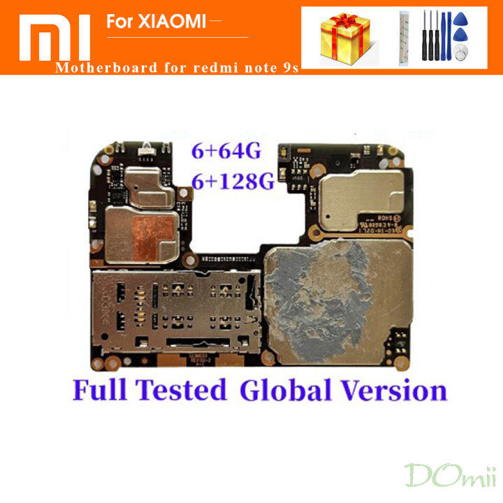 Original Electronic Panel Mainboard For Xiaomi Redmi Hongmi Note9s Note 9s Motherboard Unlocked 9217