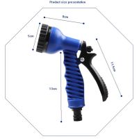 Garden Water Sprayer Handheld Irrigation 7 Mode Watering Hose Nozzle with Pump Car Wash High Pressure Spray Sprinkler