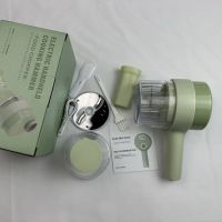 【CC】✐  4In1 Electric Vegetable Cutter Set Handheld Garlic Masher Food Meat Grinder Machine Slice