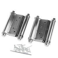 2Pcs 3 Inch Stainless Steel Double Action Spring Hinge Saloon Cafe Door Swing