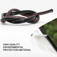 【CW】Car Weather Stripping Easy Installation Sealing Strip Strong Sticky Noise Reduction Car Door Weather Seal Stripping Trim