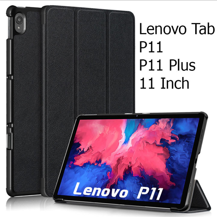 Bao Da Lenovo Xiaoxin Pad Tab P11 / P11 Plus 11 Inch TB-J606 / TB-J607  Cover Cho Máy Tính Bảng Hỗ Trợ Smart Cover 
