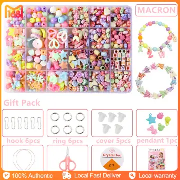 Kids DIY Bead Jewelry Making Kit Beads for Girls Art and Craft